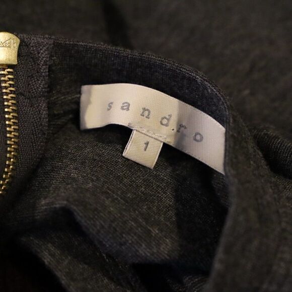 Sandro Paris Structured Lace Dress Sz S - Picture 3 of 7